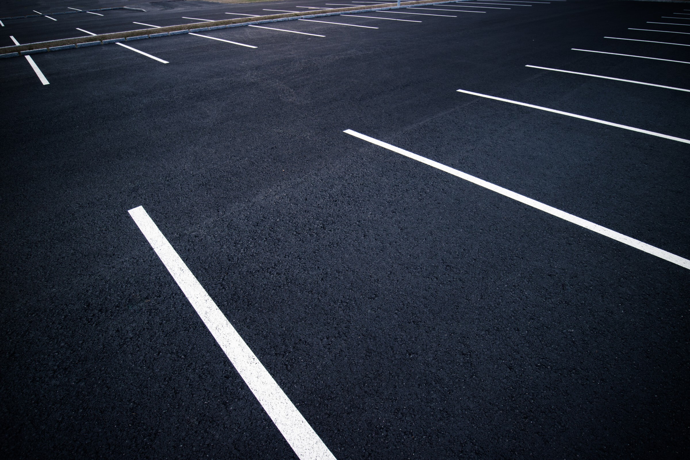 asphalt parking lot close up