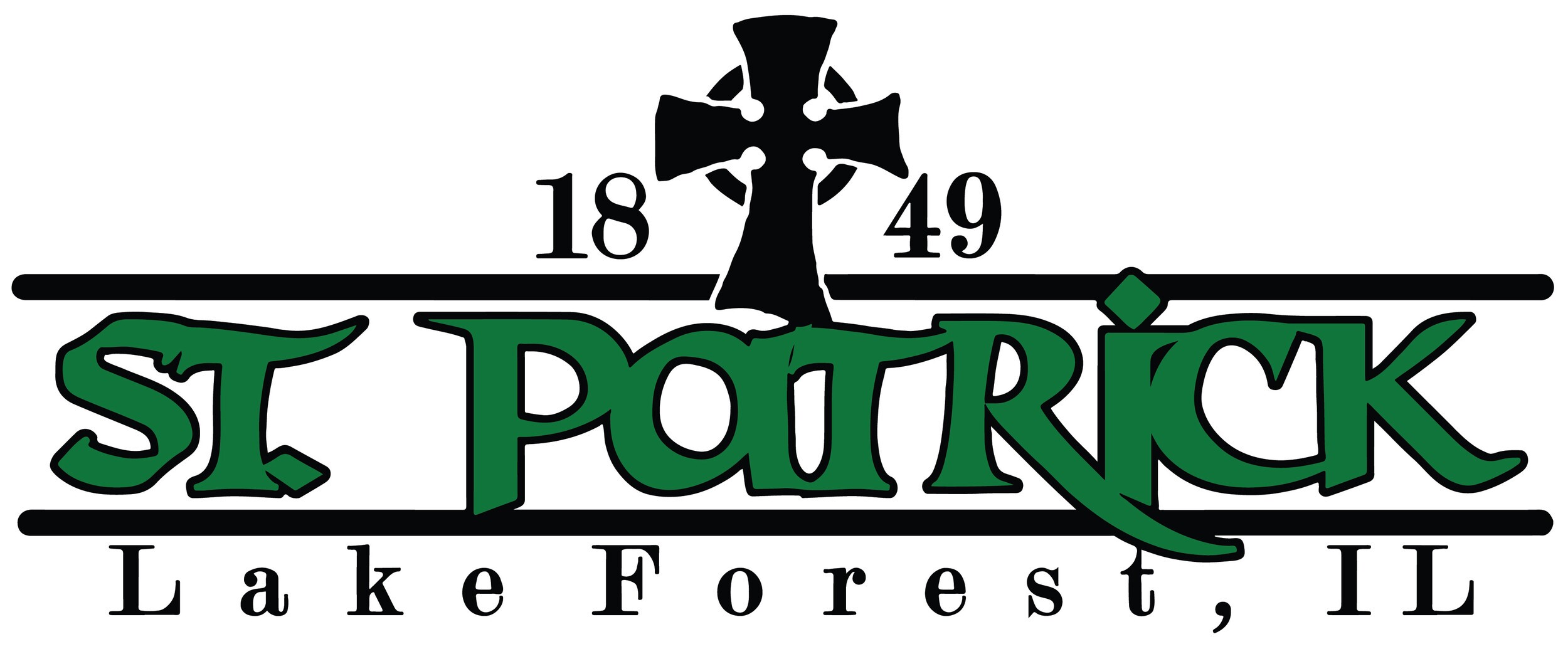 st patrick lake forest logo