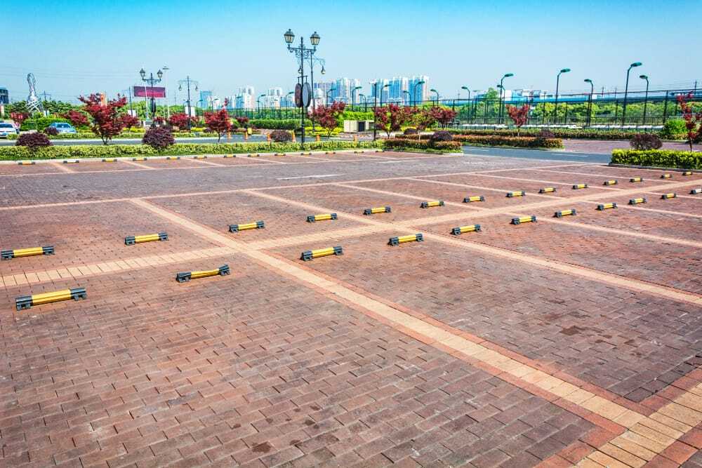 bricks parking lot